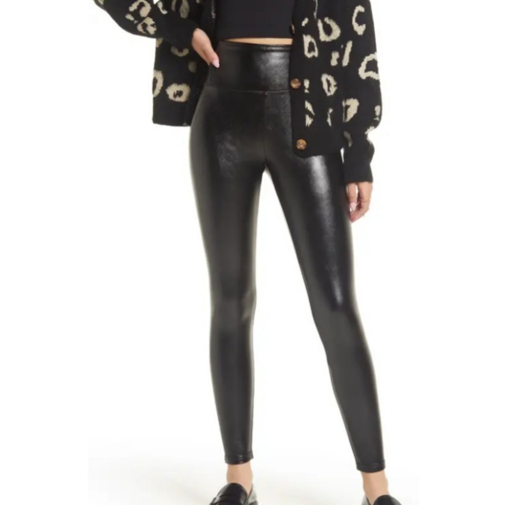 Nordstrom Faux Leather Leggings/Pants - Picture 10 of 11